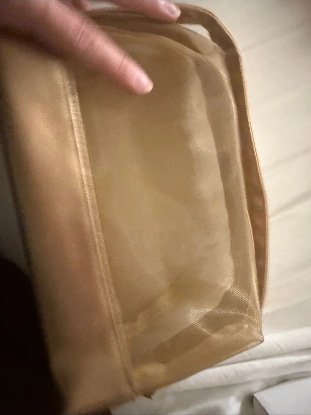 ❤️ 3/$25 Ulta Beauty Gold Mesh Cosmetics Bag